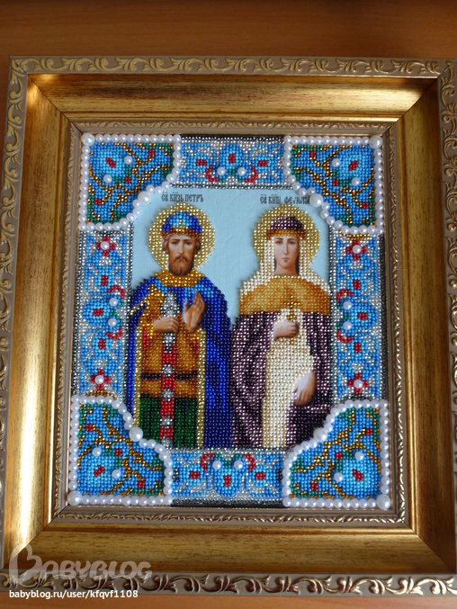 Бисер икона петра и февронии Бисер икона петра и февронии