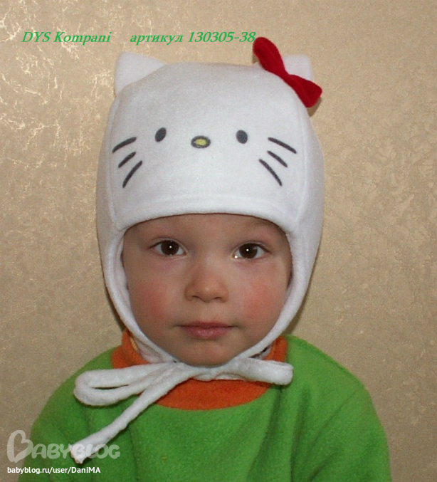 Шапочки для детей из флиса