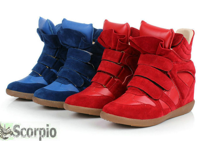 Женские кеды Drop Shipping, Isabel Marant High-top Suede Sneakers, 30 Женские кеды Drop Shipping, Isabel Marant High-top Suede Sneakers, 30