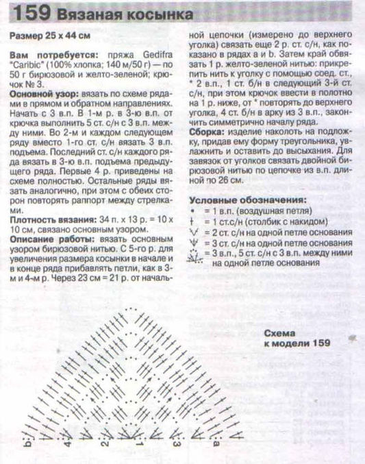 Вяжем косыночку крючком Вяжем косыночку крючком