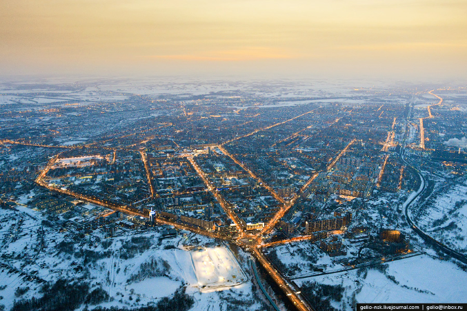 Ночной новосибирск фото