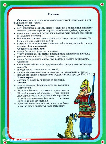Здоровье ребенка (детские болезни (памятка маме), прививки) — 7 ответов ...