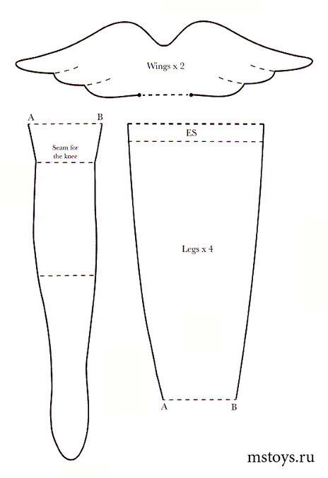 Выкройки разных куколок (стащила в сообществе Кукольный мир )