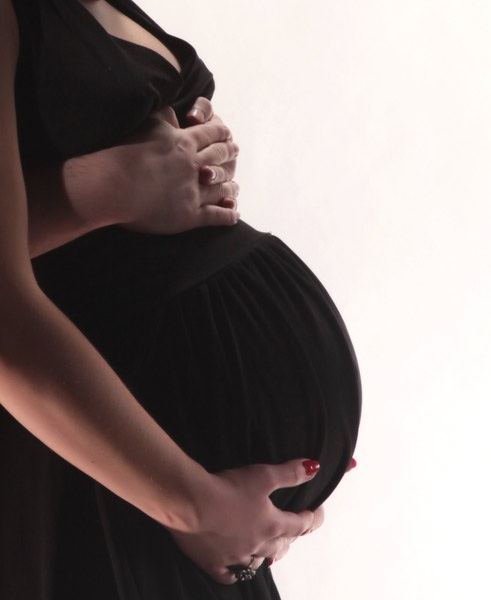 Фото беременной девушки на аву без лица
