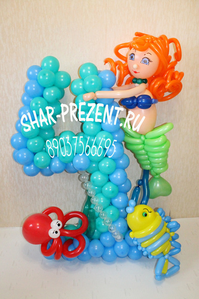 Фигуры из воздушных шаров от Shar-prezent.ru