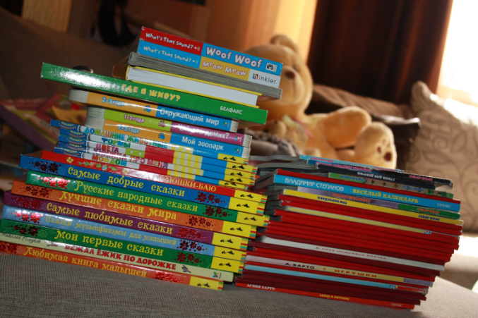 Наша книжная полка:) до полутора лет.