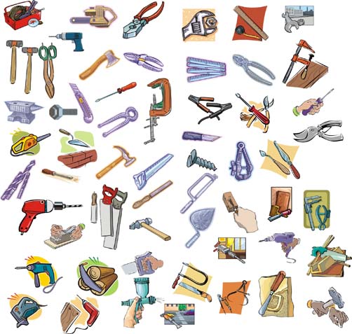 Картинки по запросу "инструменты картинки ножницы иголка лопата"