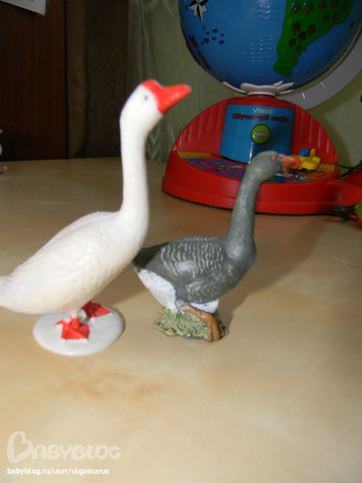 Фигурки птиц...