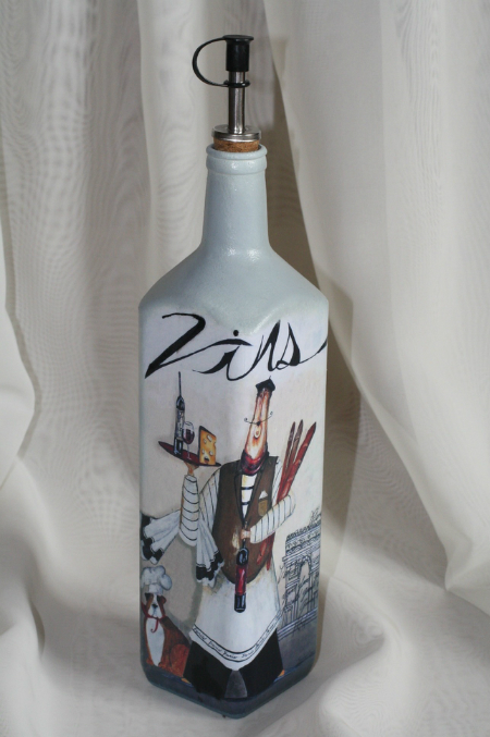 Декупажный конкурс. Предмет - Бутылка