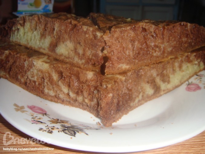 пирог зебра