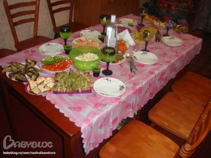 наш скромный новогодний стол