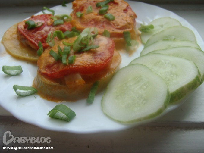 кабачки запеченые с фаршем