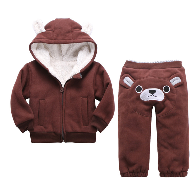 Утепленный костюм GAP шоколадный