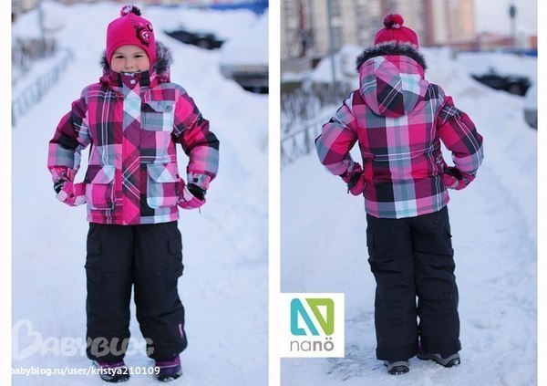 Новый Комплект Nano Нано (комбинезон+куртка) на девочку, зима, на 5 лет 4400руб.