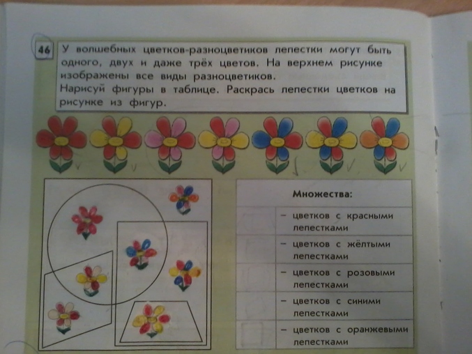 Цветы один два три